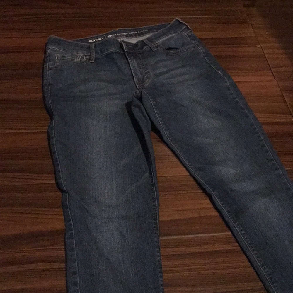 Super skinny mid rise jeans